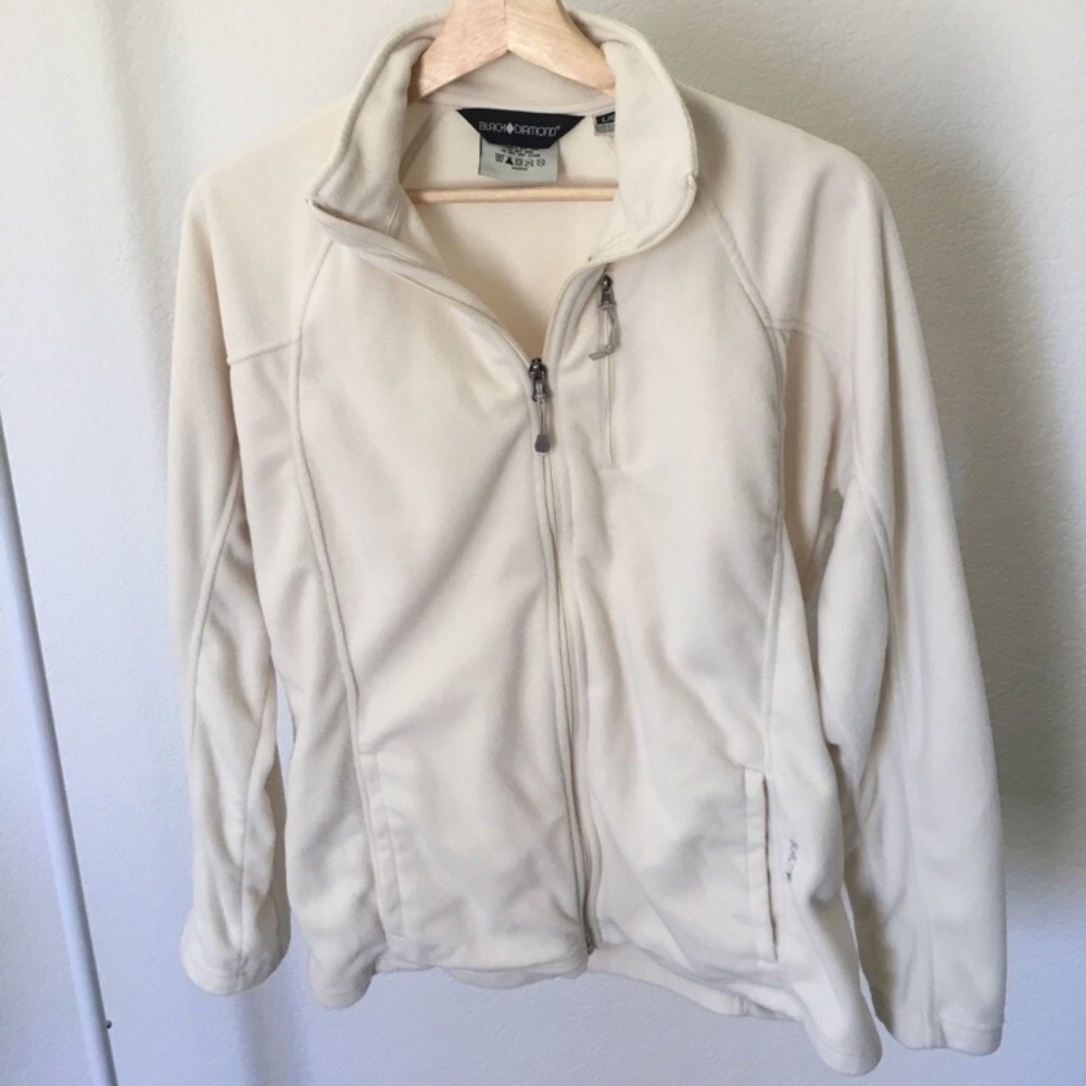 Black Diamond Performance Fleece Jacket In Cream